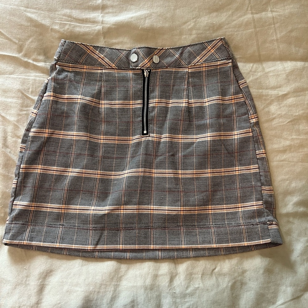 PLAID SKIRT